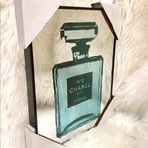 Chanel Nº5 mirror framed